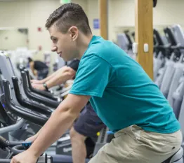 Y member riding bike