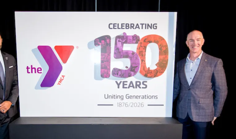 Announcement of the YMCA celebration 150 years of service in 2026!