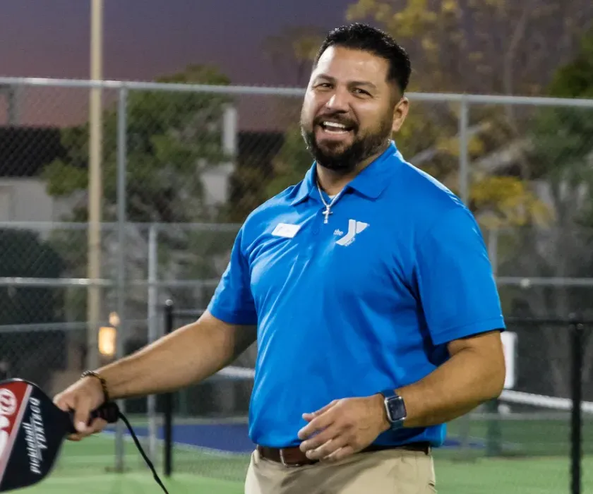 CEO playing pickleball