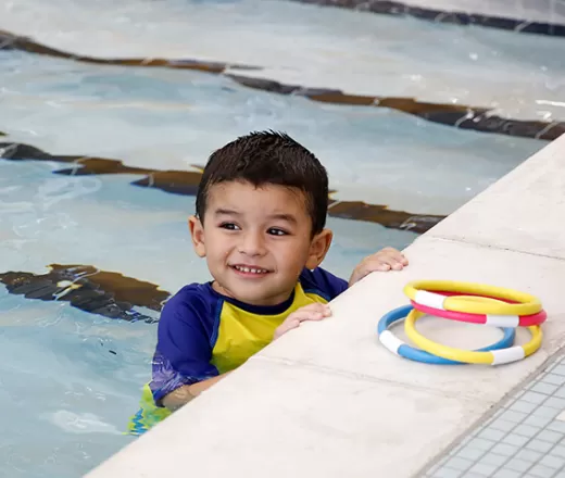 Swim Lesson at the Mays Family YMCA at Potranco
