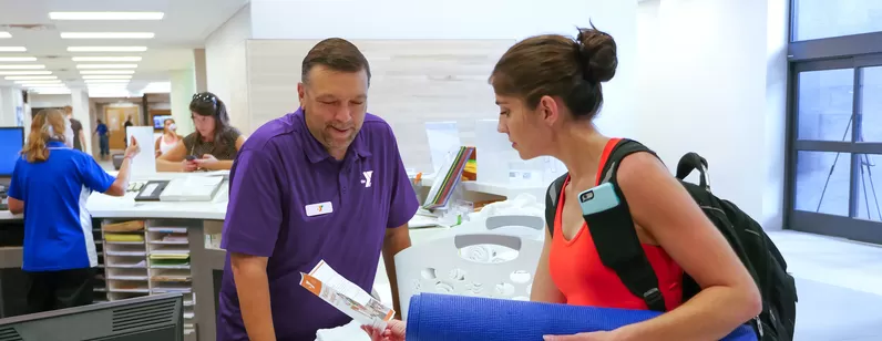 Potranco Y members taking a water aerobics class at the Y!