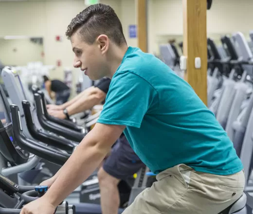 Y member riding bike